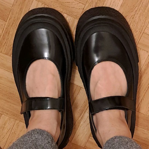 Maison Martin Margiela black ballet flats new, size 38