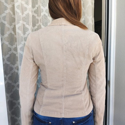 Love Moschino Corduroy Jacket used, beige, size 44 medium