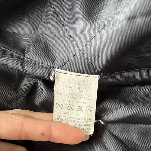 Black leather jacket Conbipel like new unisex