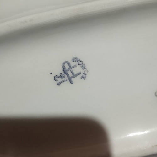 Porcelain ashtrays used, set of 2