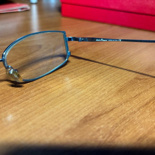 Salvatore Ferragamo Women's Eyeglasses like new, silver