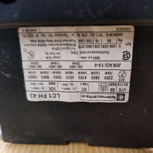 Star Delta Relay 100-160KW/100-200 HP used with timer and auxiliary contacts