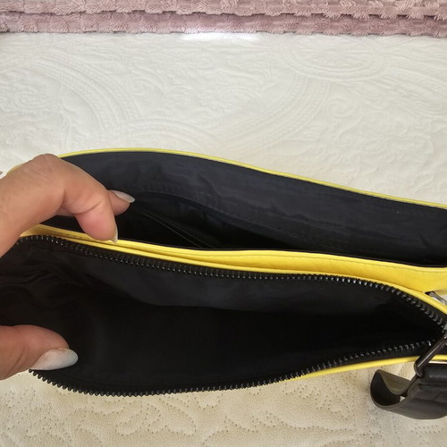 Desigual Handbag Used Yellow 30x20 Envelope Style