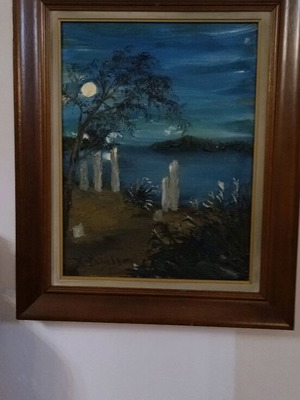 Landscape oil painting original handmade new