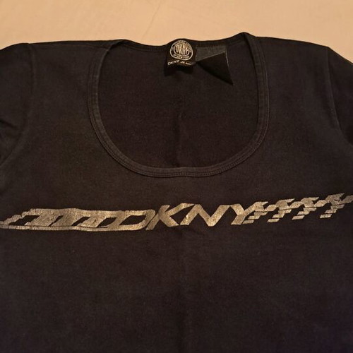 DKNY long sleeve blouse used, black, size S