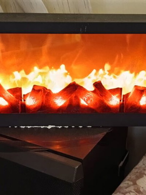 Eurolamp Decorative LED Fireplace Light 60x10x20cm new