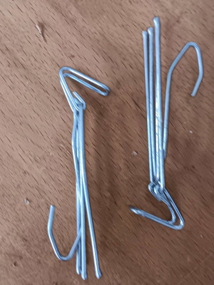 Metal hooks new, set of 2 pieces