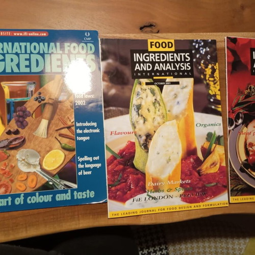 Περιοδικά Food Ingredients and Analysis και International Food Ingredients σαν καινούργια, πακέτο 3 τεμαχίων