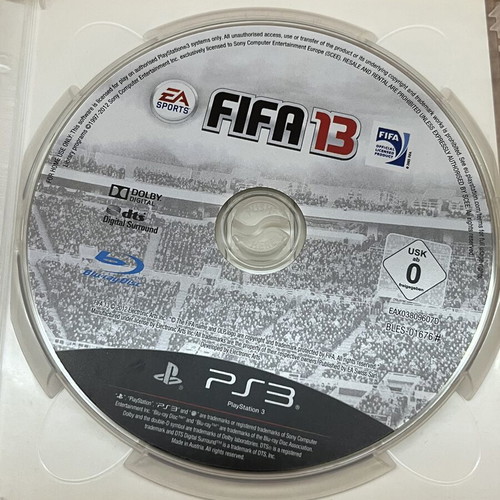 FIFA 13 PlayStation 3 game used, sports genre