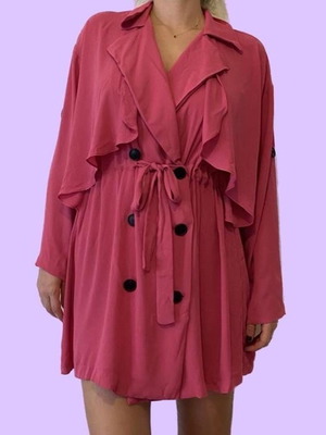 Πουκάμισο-καπαρτίνα φούξια ελαφριά, one size