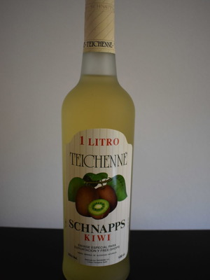 Ποτά Teichenne Schnapps Kiwi και Kiwi Liqueur σφραγισμένα, πάνω από 25ετία