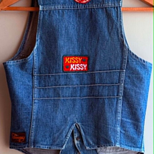 Vintage SLOOPY denim vest size M like new, made in England