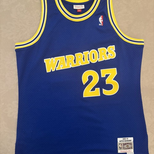 Mitchell & Ness Golden State Warriors Mitch Richmond NBA Jersey Large like new