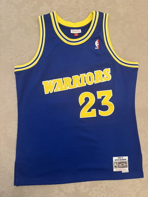 Mitchell & Ness Golden State Warriors Mitch Richmond NBA Jersey Large like new