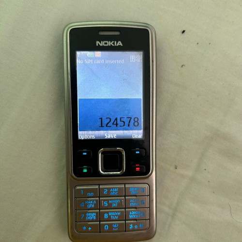 Nokia 6300 used phone for parts without battery