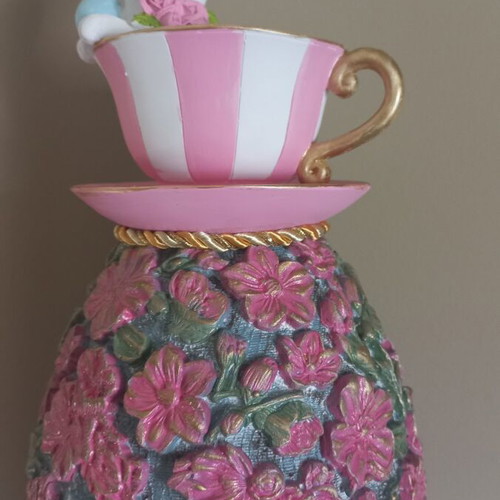 Handmade Easter egg 21 cm polystyrene new