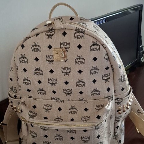 MCM beige backpack