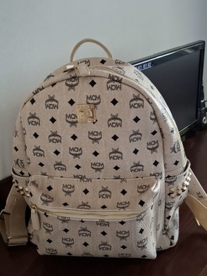MCM beige backpack