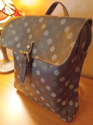 Thiros backpack with leaf design used, vintage edition