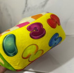 Мек калъф за кутия за мокри кърпи като ново, цветни точки и животни