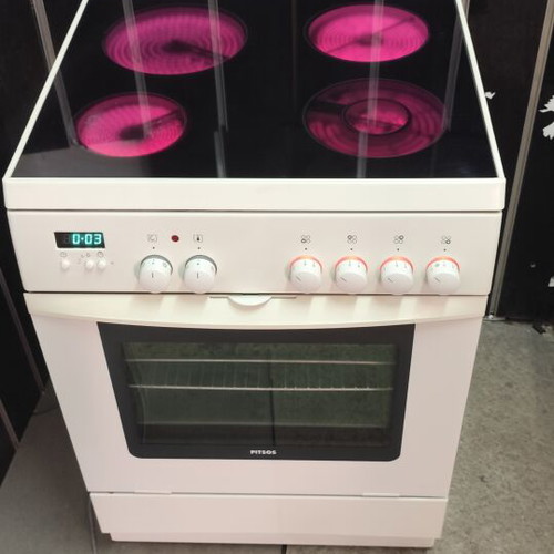 Pitsos Ceramic Stove like new, fully functional with two trays and grill