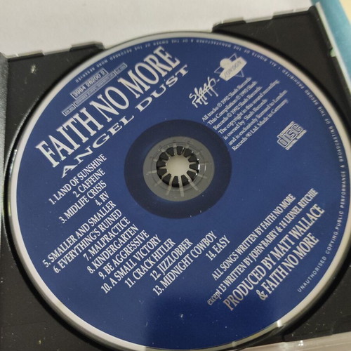 Faith No More Angel Dust CD used, metal genre