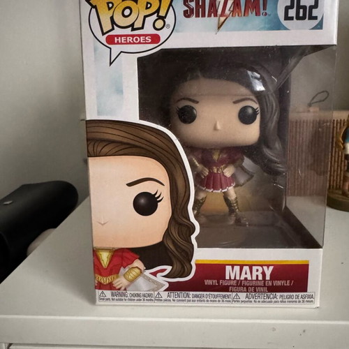 Mary Funko Pop figure from Shazam movie like new, DC