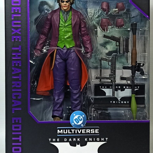 McFarlane DC Multiverse The Dark Knight Joker Theatrical Ed. action figure new