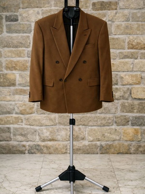 Lebole Mario Zegna Jacket Size 54 Like New Brown