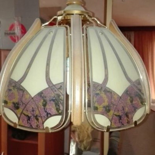 Alfa lighting set with 4 wall sconces and 1 chandelier like new