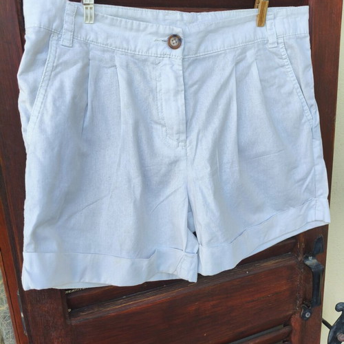Esmara linen cotton shorts size M like new, white