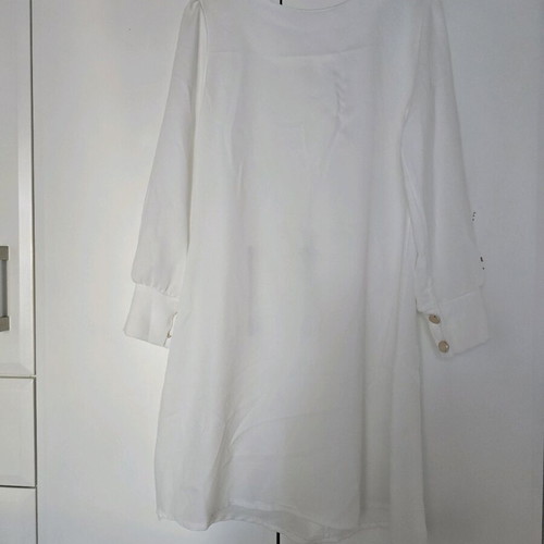 White A-line dress like new