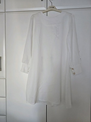 White A-line dress like new