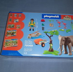 Playmobil 72068 Animal and Friends Φροντιστής ζωολογικού πάρκου με ελέφαντα και φλαμίνγκο καινούργιο