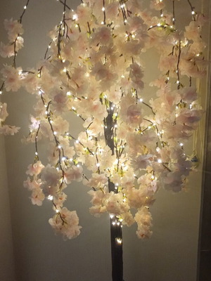 Φωτιστικό δέντρο Ιαπωνίας Sakura άνθη κερασιάς καινούργιο, ύψος 1,80μ