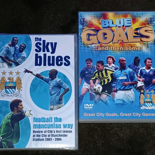 Manchester City DVD set of 2 in excellent condition