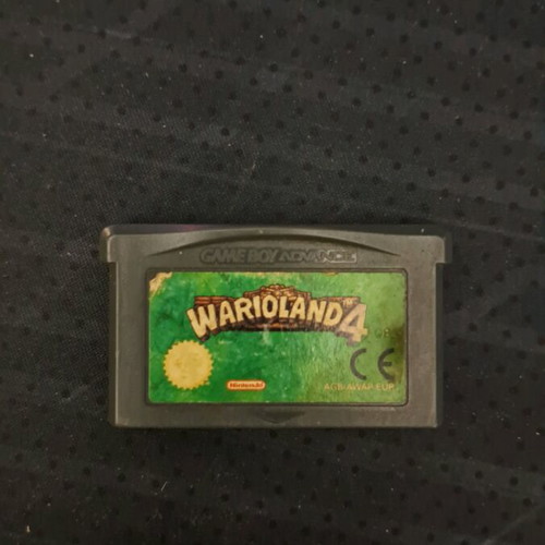Warioland 4 Game Boy Advance cartridge used