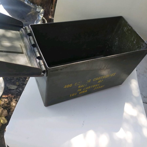 Army bag used, heavy, 30x15x20 cm