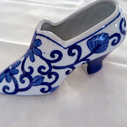 Vintage decorative porcelain shoe like new