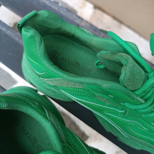 Marquiiz Sneakers n38 new, green athletic shoes