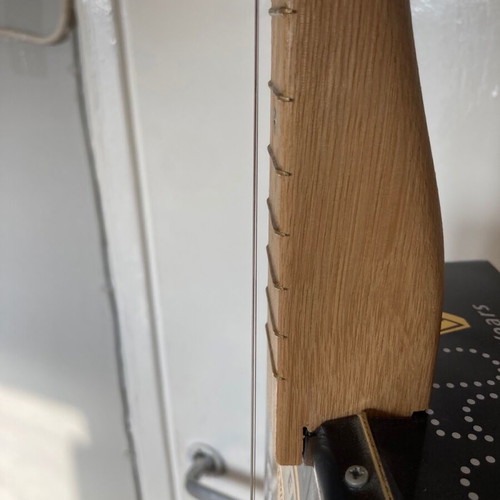 Cigar box guitar used, electroacoustic, Guinness 250 years edition