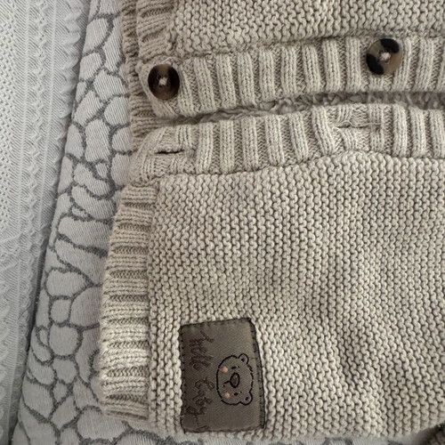 Baby cardigan with inner fur used, 3 months, unisex, 62cm