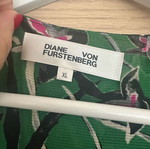 Diane von Furstenberg Charlotte φόρεμα σαν καινούργιο, διπλής όψης δίχτυ, πράσινο και μωβ