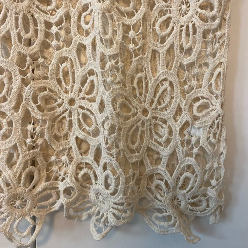 Short-sleeve blouse size s/m beige