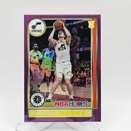 Panini Hoops Premium Walker Kessler Purple /49 RC card like new