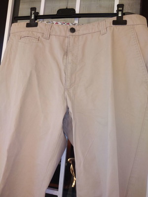 Men's Beige Cotton Pants size L like new