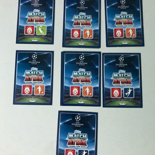 Match Attax 2015/16 Galatasaray Set with Wesley Sneijder Star Player and Podolski like new
