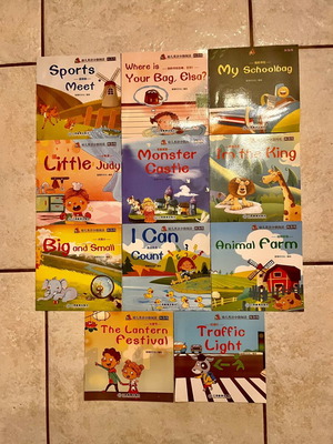 English books for preschool children, set of 11