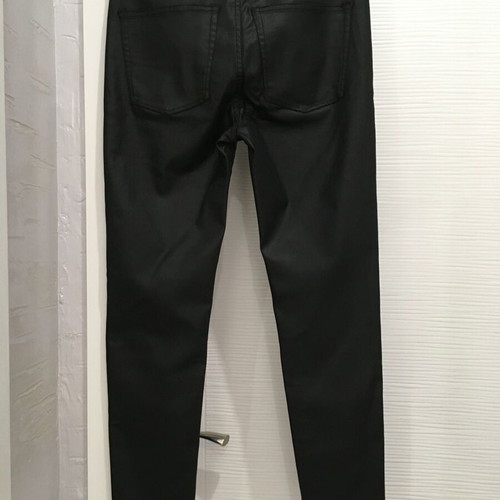 The Kooples leather-effect slim jeans new, black
