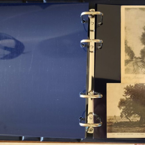 Safe German luxury album with box and Belle Époque cards like new